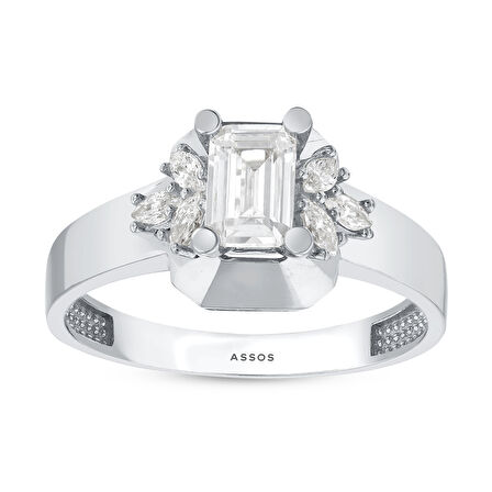 Altın Baget Yüzük - 14K - 2.76gr