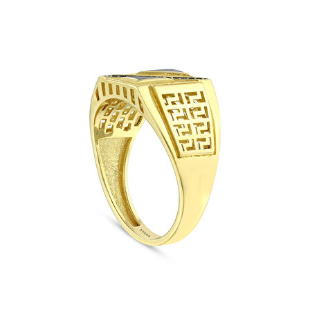 Altın Erkek Yüzük - 14K - 4.36gr
