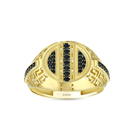 Altın Erkek Yüzük - 14K - 3.69gr