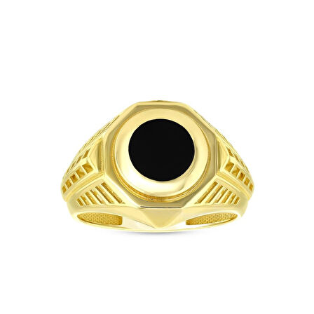 Altın Erkek Yüzük - 14K - 4.43gr