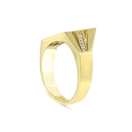 Tasarım Altın Yüzük - 14K - 4.27gr