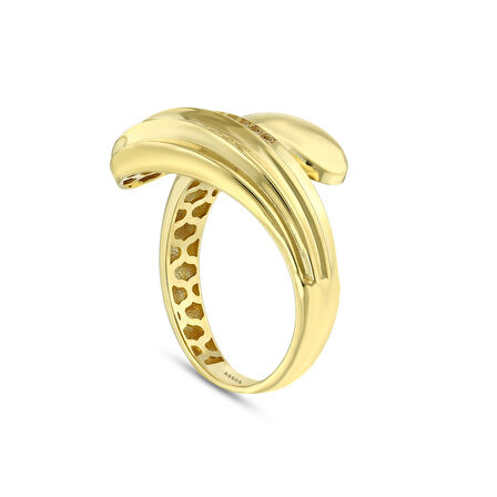 Tasarım Altın Yüzük - 14K - 3.24gr