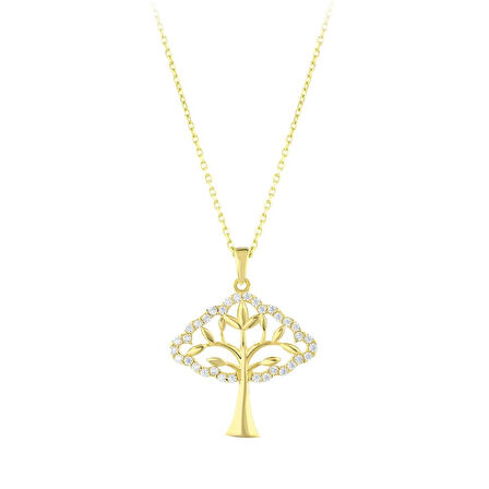 Altın Tasarım Kolye - 14K - 2.05gr