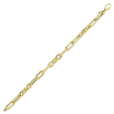 Tasarım Altın Bileklik - 14K - 5.90gr