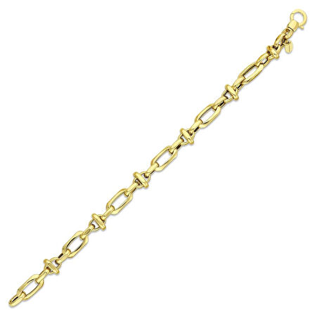 Tasarım Altın Bileklik - 14K - 5.94gr