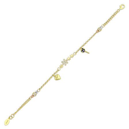 Tasarım Altın Bileklik - 14K - 4.25gr