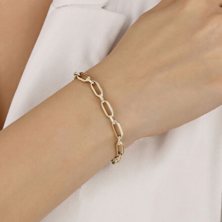 Altın Zincir Bileklik - 14K - 3.04gr