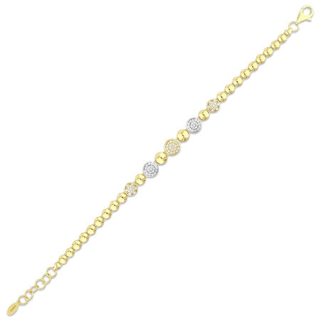 Altın Tasarım Bileklik - 14K - 7.69gr