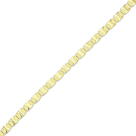 Altın Tasarım Bileklik - 14K - 8.69gr