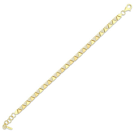 Altın Tasarım Bileklik - 14K - 9.58gr