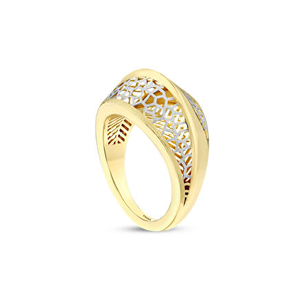 Tasarım Altın Yüzük - 14K - 2.45gr