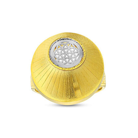 Tasarım Altın Yüzük - 14K - 3.99gr