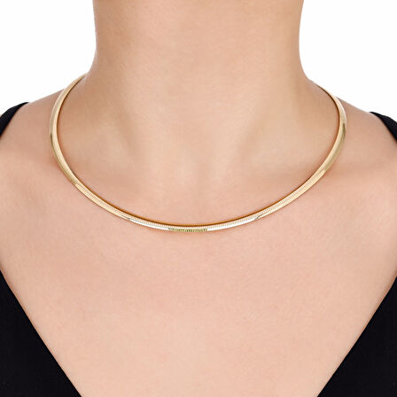 Tasarım Altın Kolye - 14K - 13.75gr