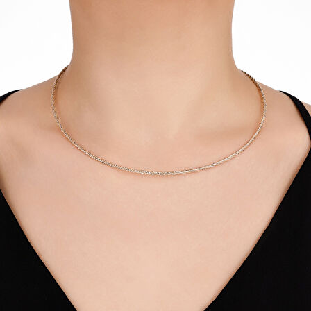 Tasarım Altın Kolye - 14K - 8.24gr
