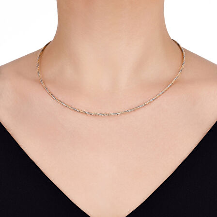 Tasarım Altın Kolye - 14K - 8.29gr