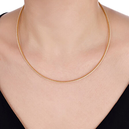Tasarım Altın Kolye - 14K - 6.96gr