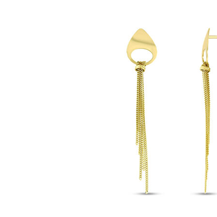 Tasarım Altın Küpe - 14K - 3.62gr