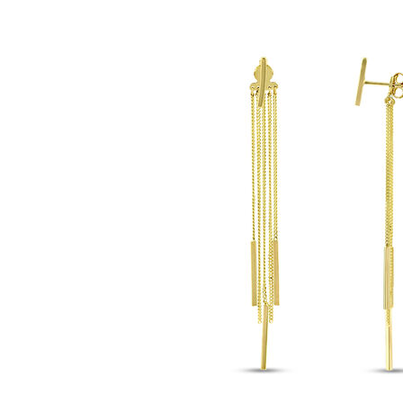 Tasarım Altın Küpe - 14K - 4.25gr