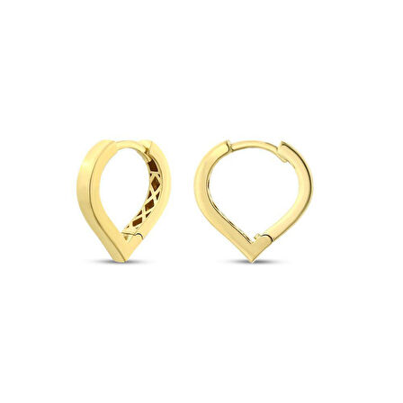 Tasarım Altın Küpe - 14K - 2.55gr