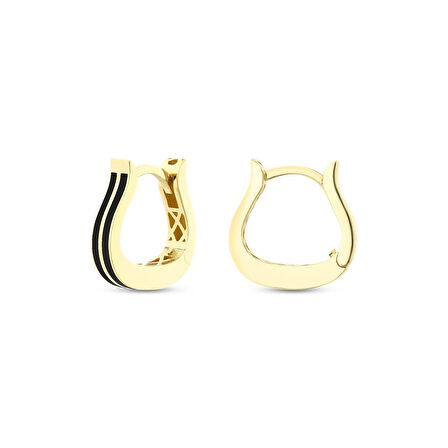 Tasarım Altın Küpe - 14K - 2.99gr