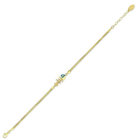 Tasarım Altın Bileklik - 14K - 3.58gr