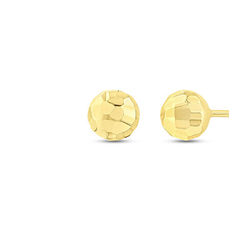 Altın Top Küpe - 14K - 0.82gr