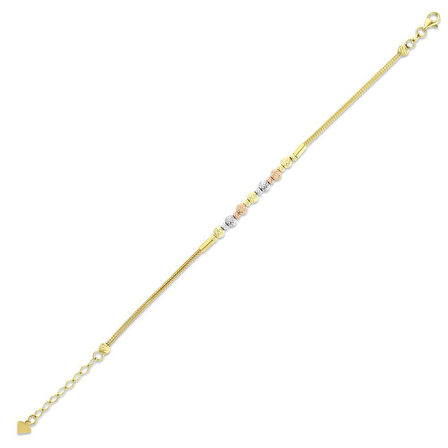 Altın Tasarım Bileklik - 14K - 3.35gr