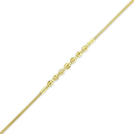 Altın Tasarım Bileklik - 14K - 3.38gr
