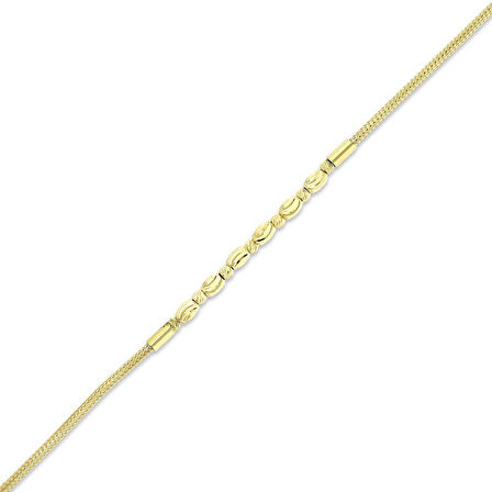 Altın Tasarım Bileklik - 14K - 3.30gr