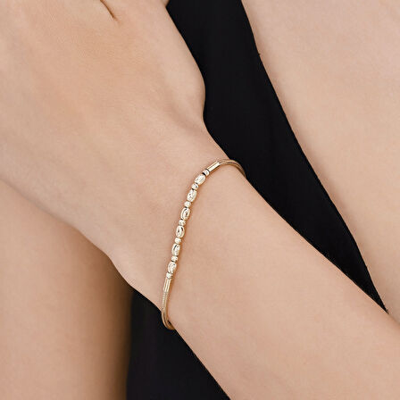 Altın Tasarım Bileklik - 14K - 3.30gr