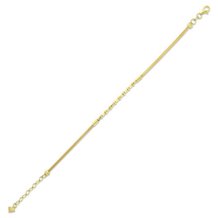 Altın Tasarım Bileklik - 14K - 3.04gr