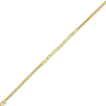 Altın Tasarım Bileklik - 14K - 3.07gr