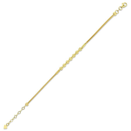Altın Tasarım Bileklik - 14K - 3.55gr
