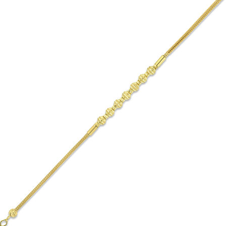 Altın Tasarım Bileklik - 14K - 3.55gr