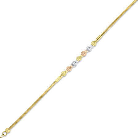 Altın Tasarım Bileklik - 14K - 3.66gr