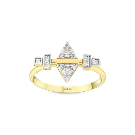 Tasarım Altın Yüzük - 14K - 2.21gr