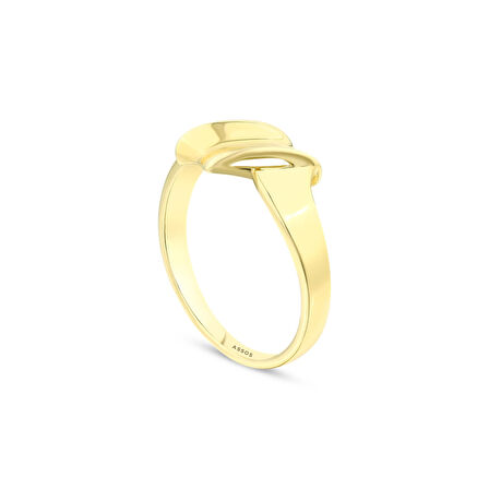 Tasarım Altın Yüzük - 14K - 2.41gr