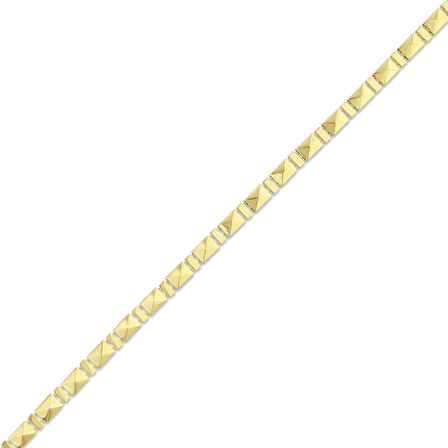 Altın Tasarım Bileklik - 14K - 5.82gr