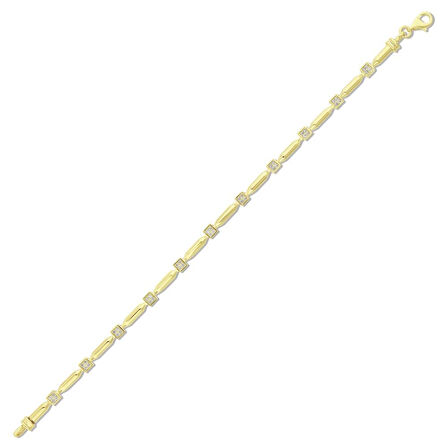 Altın Tasarım Bileklik - 14K - 6.68gr