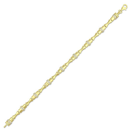 Altın Tasarım Bileklik - 14K - 6.23gr