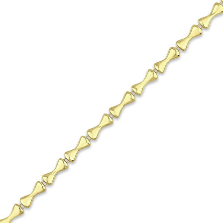 Altın Tasarım Bileklik - 14K - 5.68gr
