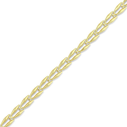 Altın Tasarım Bileklik - 14K - 10.07gr