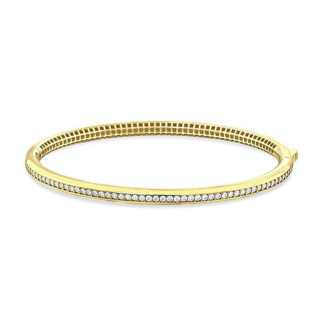 Altın Tasarım Kelepçe - 14K - 8.83gr