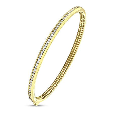 Altın Tasarım Kelepçe - 14K - 8.83gr