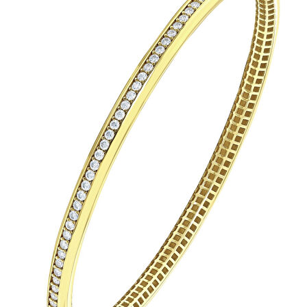 Altın Tasarım Kelepçe - 14K - 8.83gr