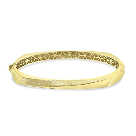 Altın Tasarım Kelepçe - 14K - 10.30gr