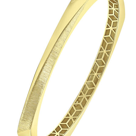 Altın Tasarım Kelepçe - 14K - 10.30gr