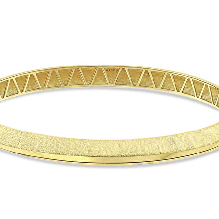 Altın Tasarım Kelepçe - 14K - 8.90gr