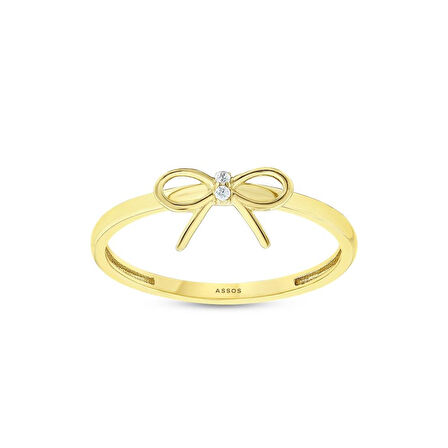 Tasarım Altın Yüzük - 14K - 0.97gr
