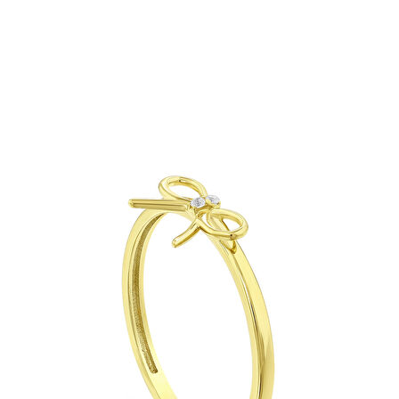 Tasarım Altın Yüzük - 14K - 0.97gr